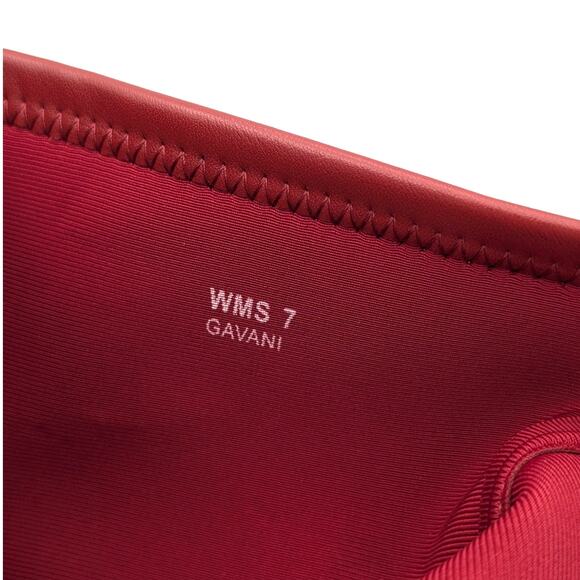 DV Dolce Vita Gavani Ankle Heel Boots Side Zip Women's Red Size US7 EU38 - Picture 12 of 16